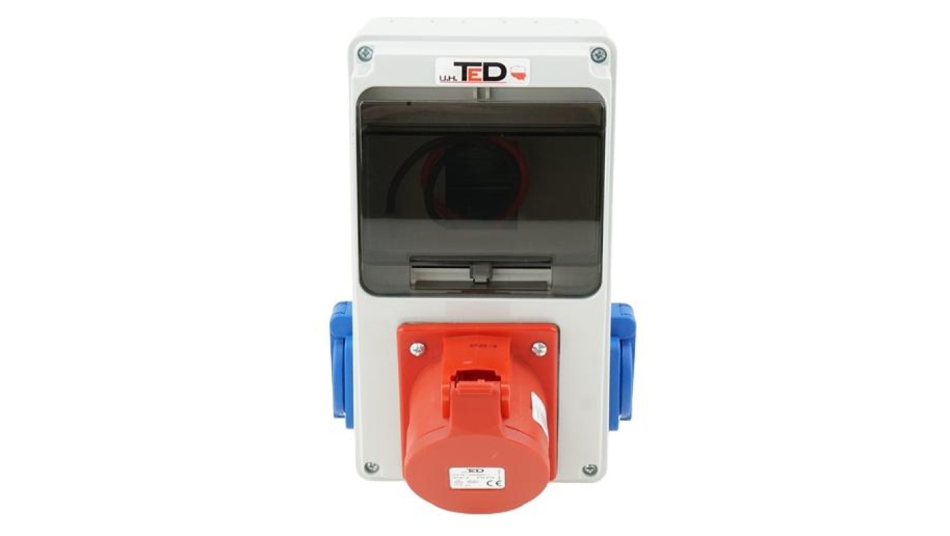 Construction distributor Mak 32A/5P + 2Gs 230V 02.054
