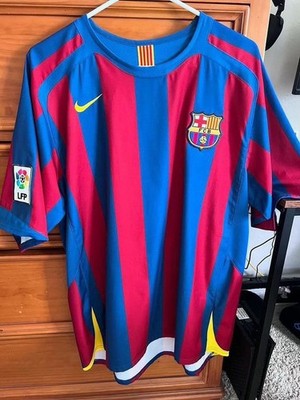 Nike FC Barcelona 05/06 Home Jersey Men's Size L | eBay