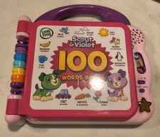 LeapFrog Scout and Violet 100 Words Bilingual Book Learning Reader Toy Good