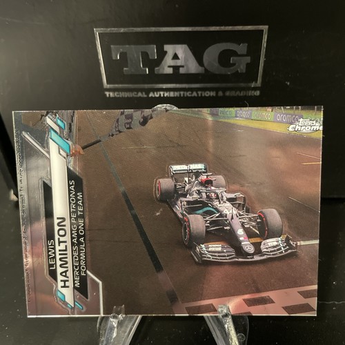 Scheda F1 Formula 1 2020 Topps Chrome #21 LEWIS HAMILTON MERCEDES - Foto 2 di 4