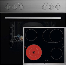 AEG Herdset Backofen Kochfeld Herd Ofen Kombi 2025 EEK: A OU5AE10CM + HE604062XB