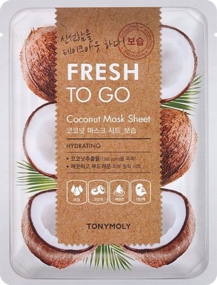 TONYMOLY - Fresh To Go - Coconut Mask - Sheet Hydrating
