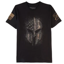 Grunt Style Realtree Edge American Spartan T-Shirt - Black