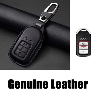 Genuine Leather Car Key Case Cover For Honda Insight Vezel Pilot Accord Jazz CRV
