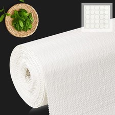 12" x 240" Shelf and Drawer Liner for Kitchen Cabinets Non-Adhesive Easy Cut NEW