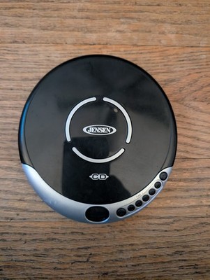 Jensen CD-60C Portable CD Player - Silver/Black Tested Working ,Walkman Disc Man