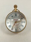 Vintage Monarch Dome Glass & Brass Mechanical Desk Clock High Life Watch Co