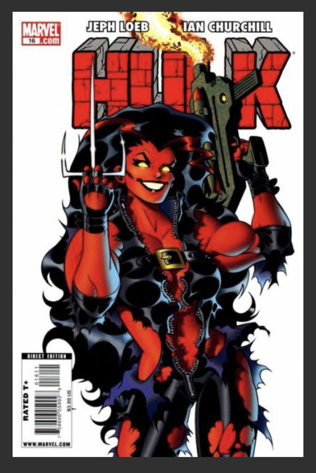 The Hulk #16 CVR A Key 1st Full Appearance Of Red She-Hulk 1st Prt Marvel Comics