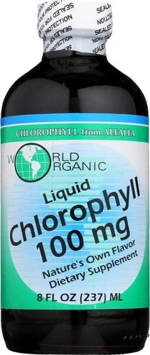 World Organic 100mg Liquid Chlorophyll - 16 Oz