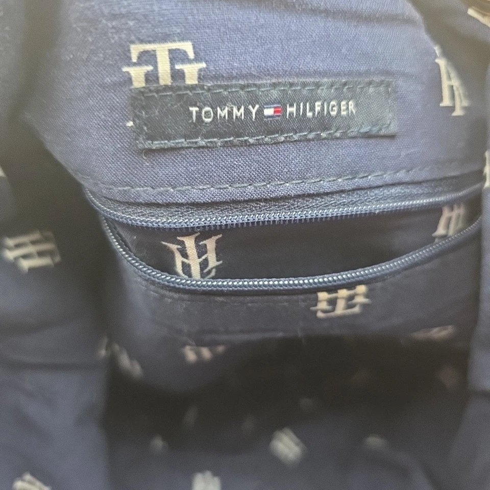 Tommy Hilfiger средний розовый цветочный сумочки двойной ручки сумка с короткими ручками 14 x 13" - Изображение 4 из 4
