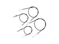 Bowdenzug-Set In Schwarz, Enduro + 25Mm ÜBerläNge - Simson S51, S70, S53, S83