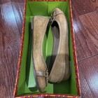 Authentic Tory Burch Aaden Ballet Flat Soft Seude Royal Tan Size 7 — photo 7