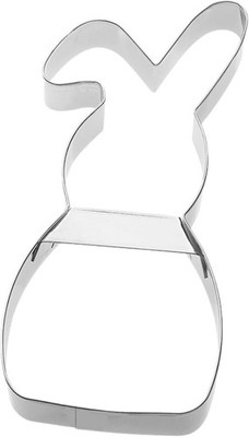 Ausstechform Hase mit Schlappohr 19,5 cm - Birkmann - Edelstahl, rostfrei,