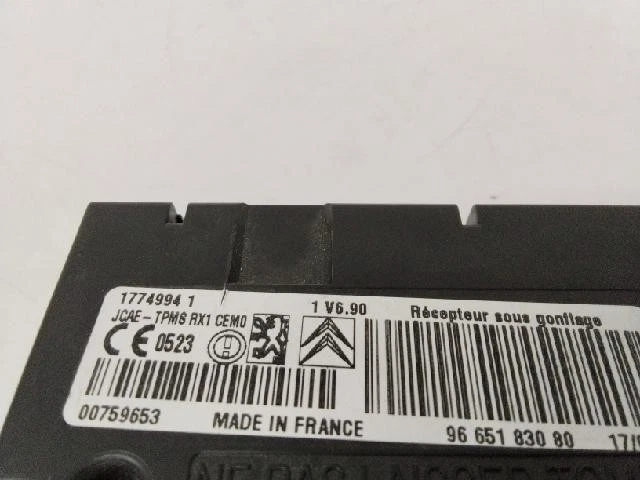 Módulo 2012 Peugeot 3008 e-HDi TPMS/RDC 9665183080 - Imagem 4 de 4