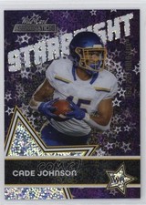 2021 Wild Card Alumination Starbright Holo-Lux Purple 163/225 Cade Johnson 0s55