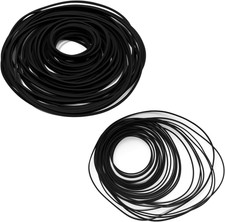 80 Pcs Cassette Player Belts Replacement Kit, Flat Rubber Drive Belts for Audio