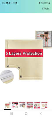 Backflow Preventer Cover Insulated Pouch, Sprinkler Covers with Aluminum Foil...