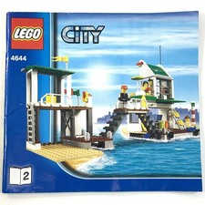 Lego 4644 City Harbor Marina Book 2 Instruction Manual (book only)