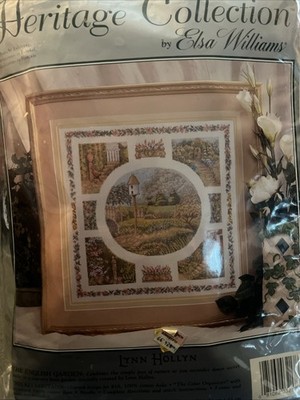 HERITAGE COLLECTION Elsa Williams Lynn Hollyn THE ENGLISH GARDEN Cross Stitch