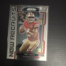 Panini Prizm Rookie Trey Lance New Recruits San Francisco 49ers Football Card N…