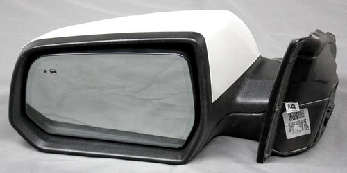 OEM Left Driver Side Exterior Mirror For GMC Acadia White Frost (G1W, WA140X)