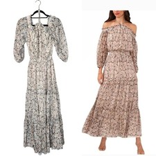 1. State Halter Maxi Dress With Smocked Waist Size Medium