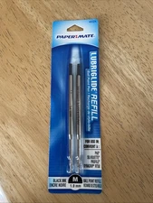 Paper Mate Lubri Glide Refill 1.0mm Vintage 2004 Package Sealed NOS 49324 Black