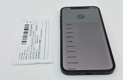 Parts/Repair:  Apple iPhone 12 64GB Black No Sim Restrictions Good OEM Screen