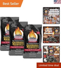 10.8kg BBQ Charcoal Briquettes - Long-lasting Heat for Outdoor Cooking