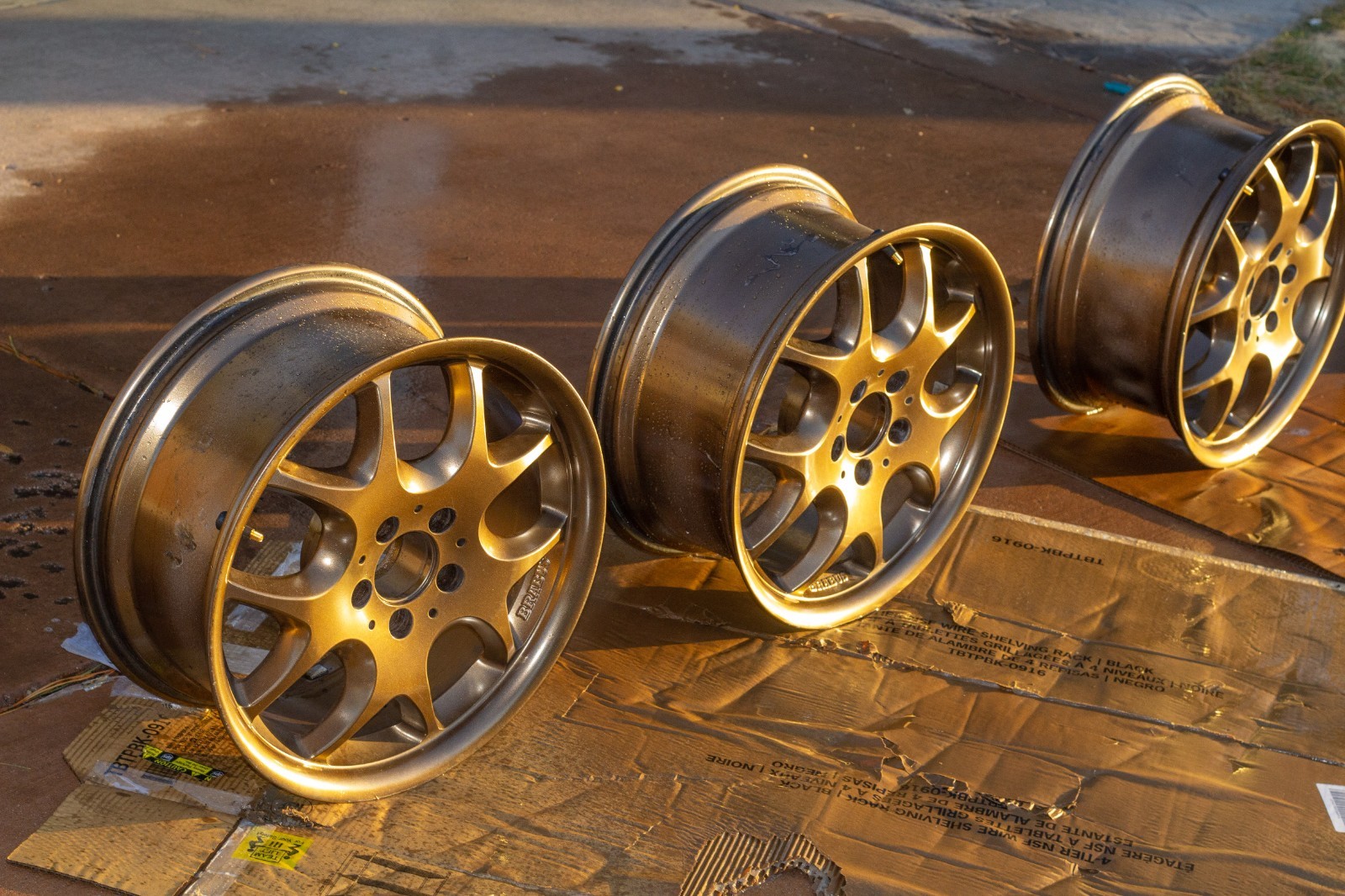 Brabus Monoblock V (Set of 4) 5x112, 8x17" - Bronze