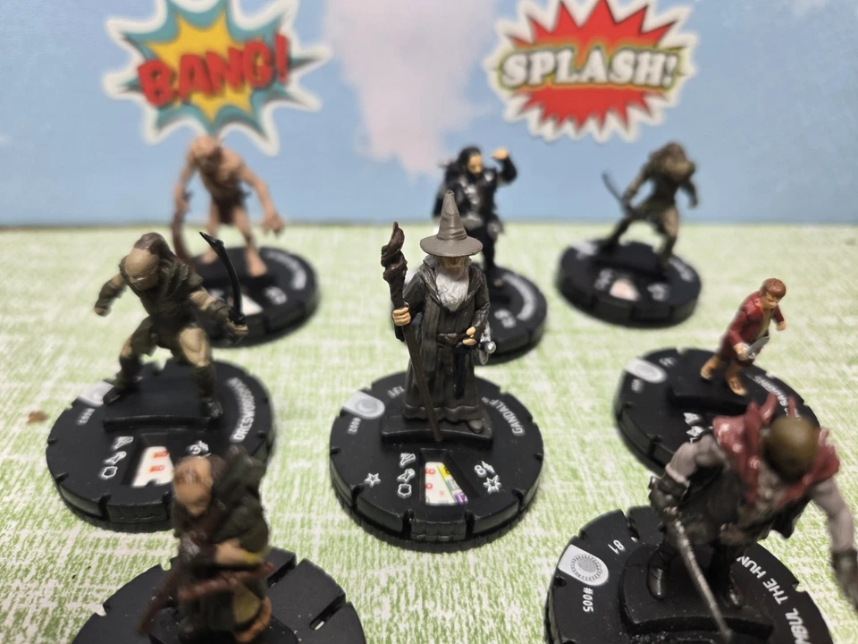 Wizkids Heroclix Lord of the Rings Lot Of Gamepieces- Check Out Photos Gandalf - Image 4 of 4