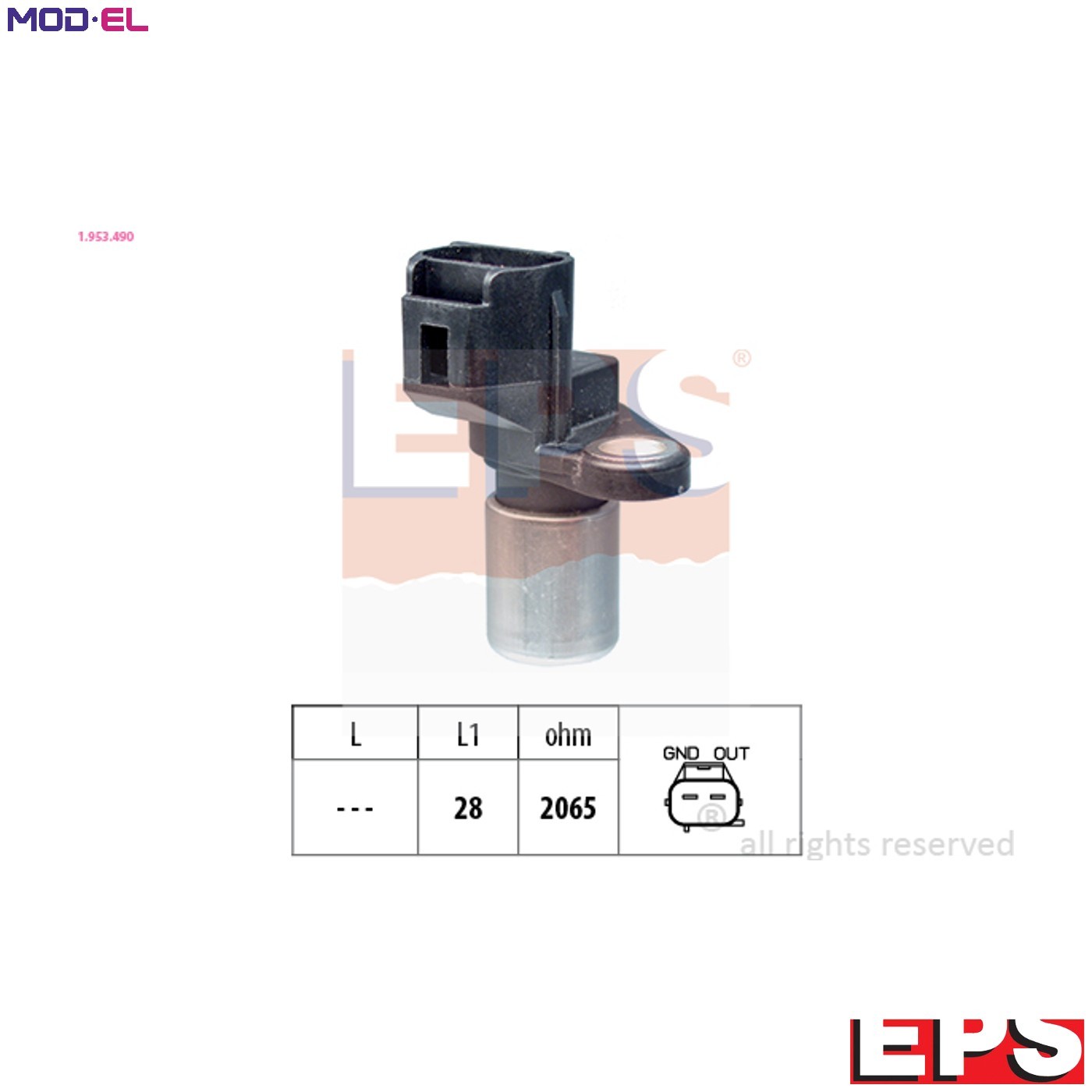 SENSOR CRANKSHAFT PULSE 1.953.490 FOR LEXUS TOYOTA COROLLA/Van/ALTIS/FIELDER RX