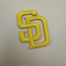 San Diego Padres Iron On Logo Patch 1.75”x2” (Gold)