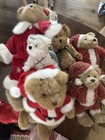 LOT of 5 Boyds Bears Christmas & 1 Heart Felt Treasure Bear — photo 1