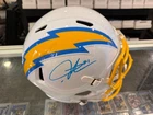 LADANIAN TOMLINSON CHARGERS SIGNED FULL SIZE REPLICA HELMET BECKETT WITNESSED