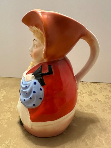 Vintage "Mrs. Gamp" Small pitcher/Creamer Charles Dickens Czechoslavakia READ - Picture 2 of 11