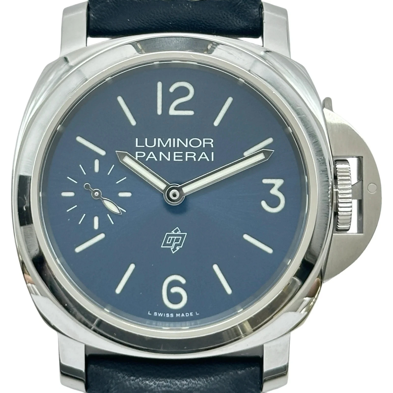 Panerai — PANERAI Luminor PAM01085 44mm SS Blue Dial Hand-Winding Watch 2022 #OKW1933