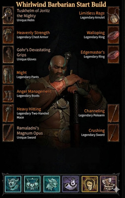 DIABLO 4 SEASON 13 WHIRLWIND SPIN2WIN STARTING BUILD x10 NON-GA ITEM 100M GOLD