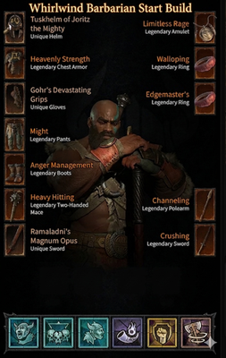 #ad DIABLO 4🌞SEASON 13🔥WHIRLWIND SPIN2WIN STARTING BUILD✨x10 NON GA ITEM✨100M GOLD $10.99