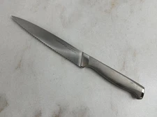 Calphalon  6" SERRATED UTILITY Knife w/ Stainless Steel Handle Forged No Stain