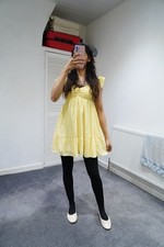TK Maxx Butter Yellow Mini Dress Size S