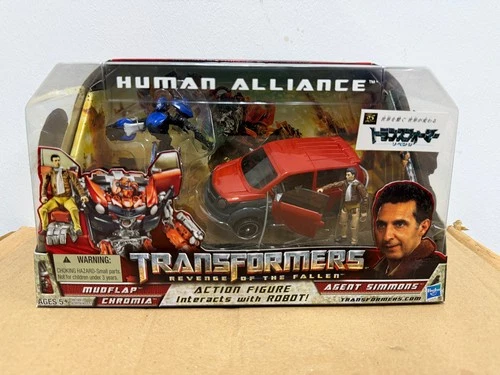 TakaraTomy Japan Transformers Human Alliance Mudflap Chromis Agent Simmons MISB