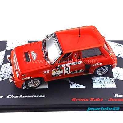 Renault 5 Turbo #3 B. Saby - Rallye J. Sévelinge Lyon-Charbonnières 1981 1:43 - Photo 1/4