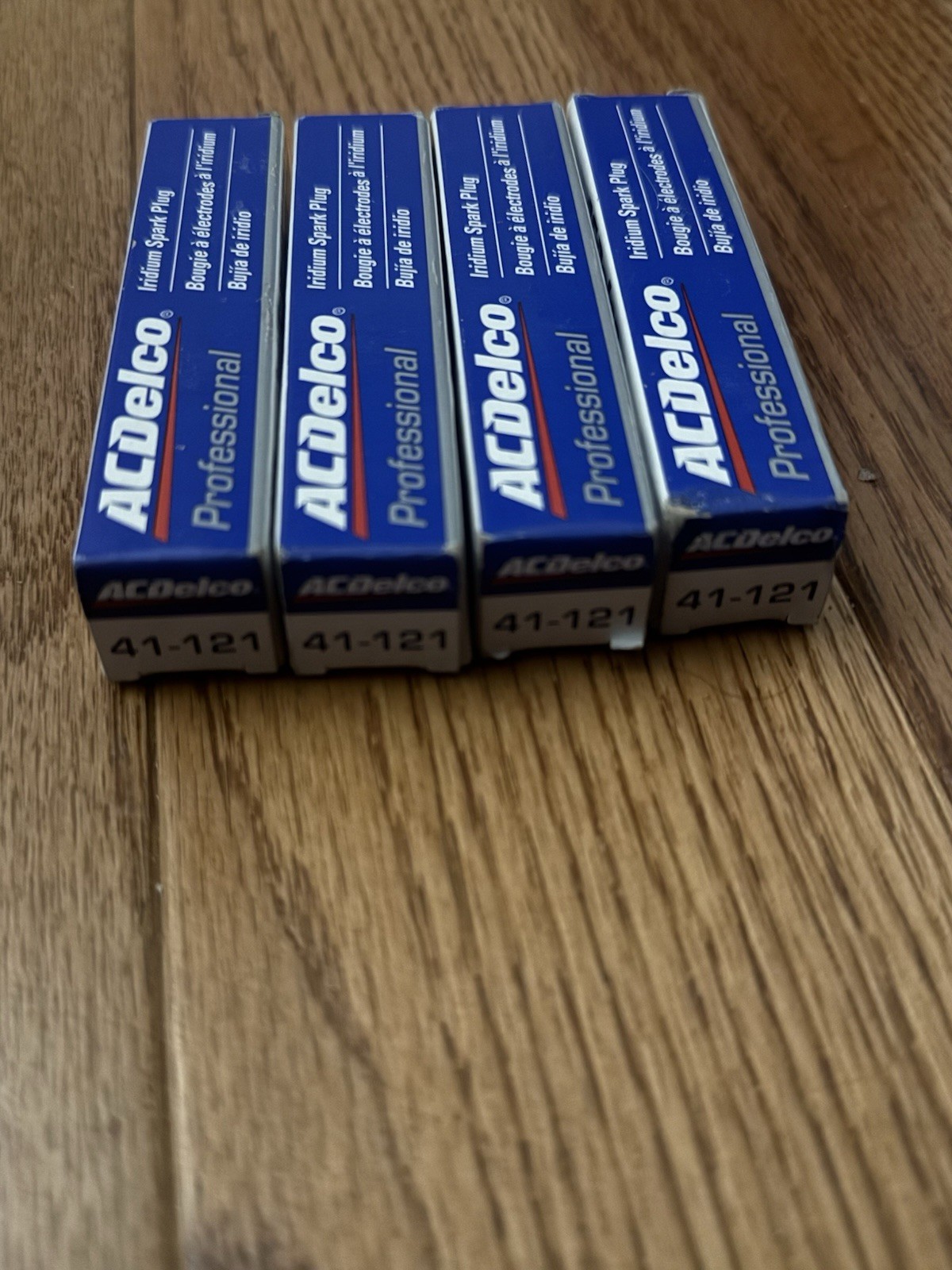 4 New AC DELCO Iridium Spark Plugs 41-121