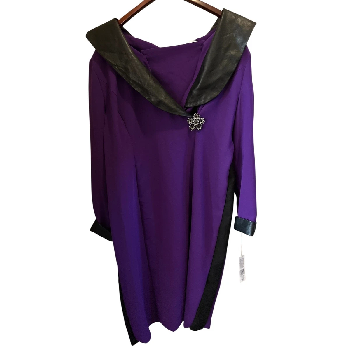 slim fit dress slacks See My Curves Halter Leather Mini Dress main image 0