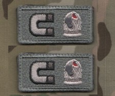 Syria-Iraq JSOC GREEN BERETS SFG ADVISORS SAS PMC velkr&ouml; 2" 2-TAB: Bullet Magnet