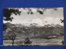 Pikes Peak Americas Most Famous Mountain Sanborn S1279 RPPC Unused B&W PC10