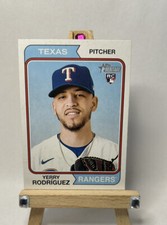YERRY RODRIGUEZ 2023 Topps Heritage Rookie RC #320 Texas Rangers