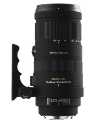 USED Sigma  120-400mm f/4.5-5.6 APO HSM DG OS AF Lens For Canon FREESHIPPING