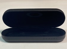 Oakley Glasses Hard Case Black Eyewear Eyeglasses Faux Leather Clamshell